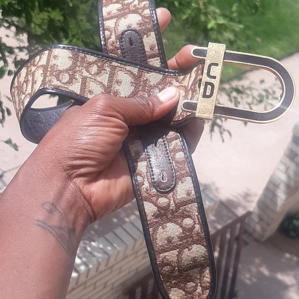 SOLD❤DIOR MONOGRAMMED BELT - Picture 7 of 8